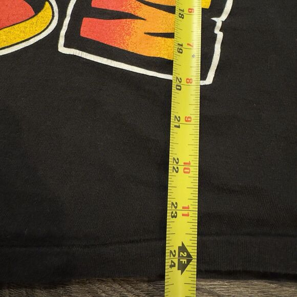 Vintage 90s Disney Mickey Shirt single stitch T-Shirt Hip Hop sz M Double Sided - Picture 7 of 10